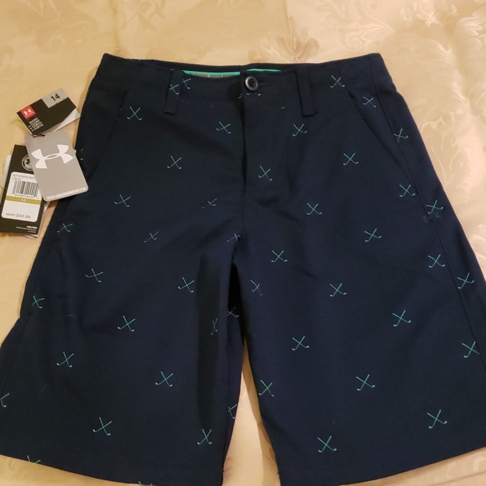 Boys Under Armour Golf Shorts